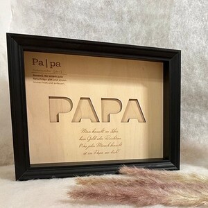 Money gift dad - picture frame gift to say thank you