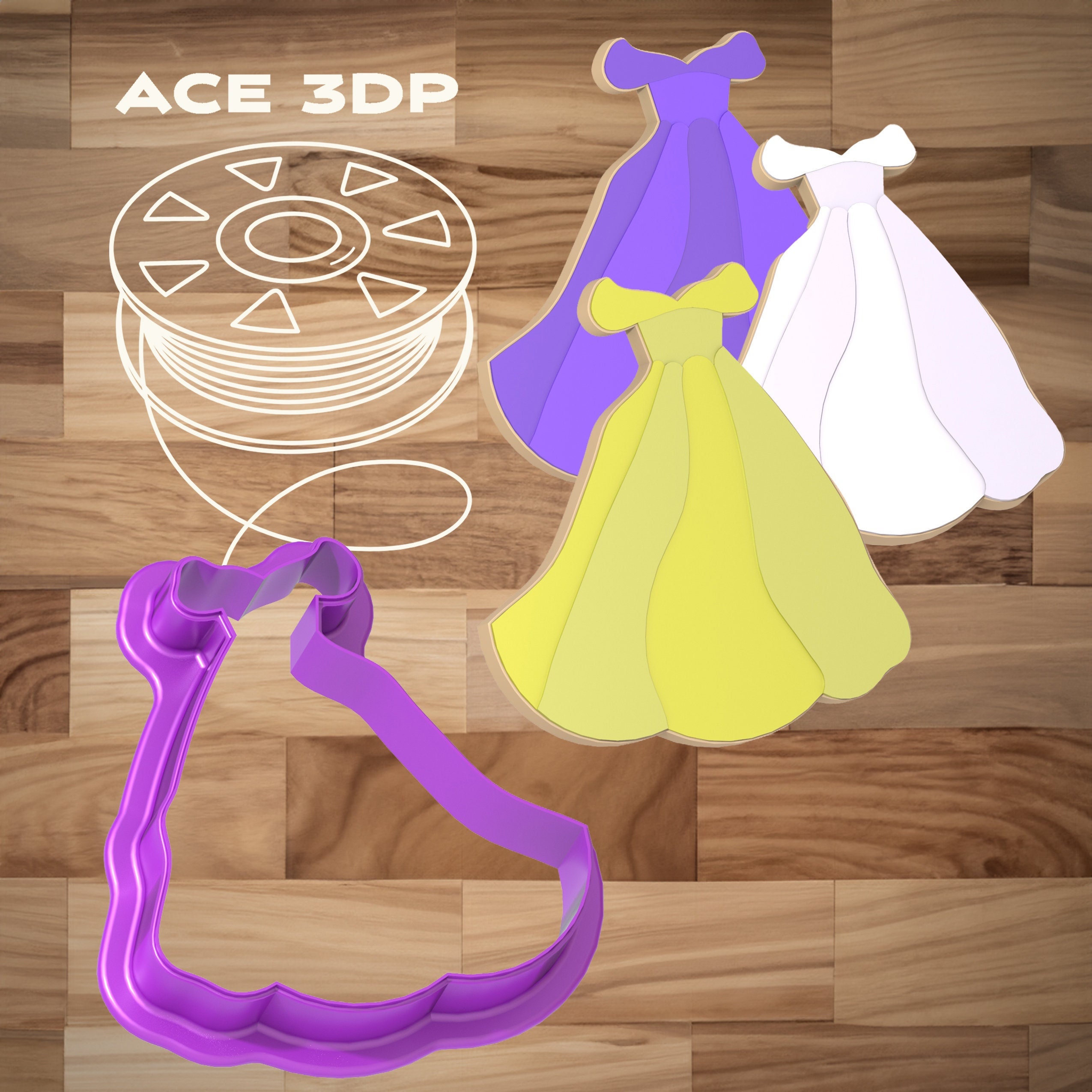 strapless open back dress Recycle Me Princess Dress Up Craft Kit – Bliss Gifts main image 1