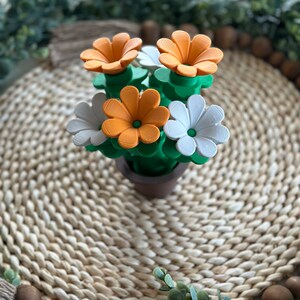 TN Volunteers Tier Tray Decor - Table and Desk Art Flower Bouquet