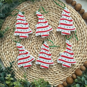 Decorazioni per torta dell&#39;albero di Natale
