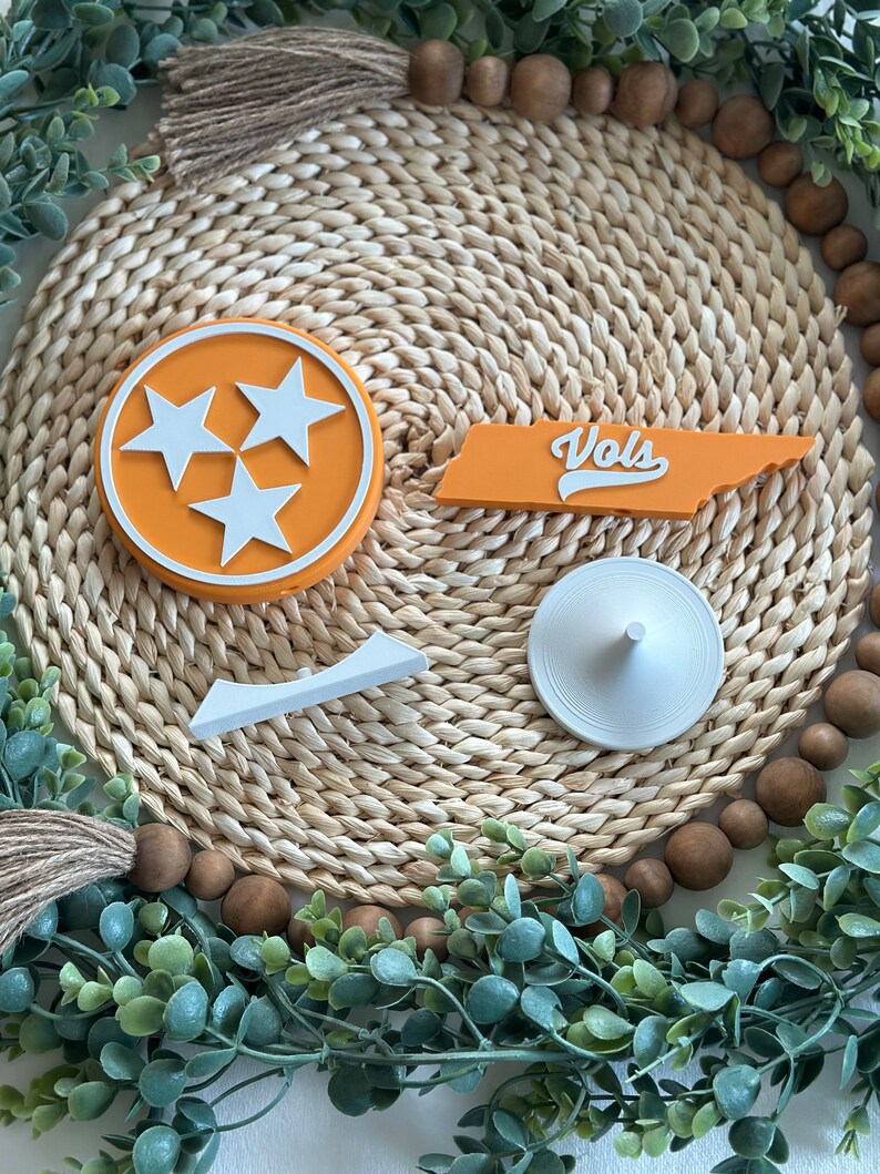 TN Volunteers Tier Tray Decor - Table and Desk Art image 8
