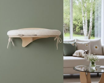 SOLO SHELF - modern cat wall furniture. Playground, shelter & climb shelf. Multiple colors, pet-friendly.