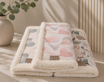 BABY Cat Blanket 70x100 cm | Warm, soft, comfortable double-sided blanket | Throw, bedspread. Customized. Home decoration, gift. Handmade.