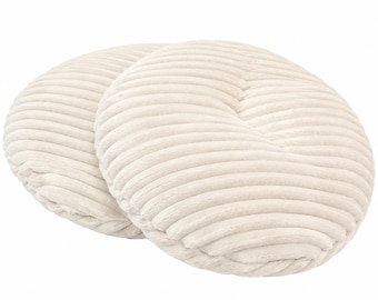 FUR ROUND MAT - Soft Washable Mat, Fits Cat Furniture & Shelves, Handmade, Custom Size. Pet-friendly.
