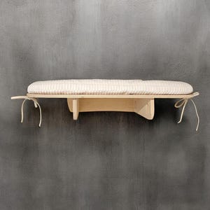 Étagère murale pour chat OVALSLEEP, perchoir et couchage confortable. Meuble mural moderne pour chat. Ajoutez des ponts, des passerelles, un hamac, des étagères et des couchages.