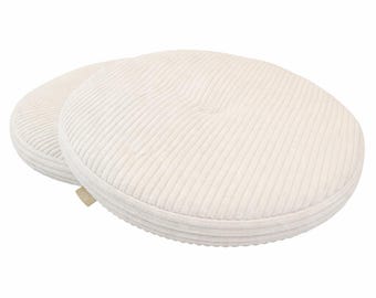 ROUND MAT - Soft Washable Mat, Fits Cat Furniture & Shelves, Handmade, Custom Size. Pet-friendly.