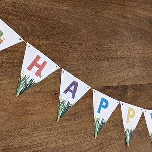 Very Hungry Caterpillar Happy Birthday Banner Digital Download (x2 Sizes)