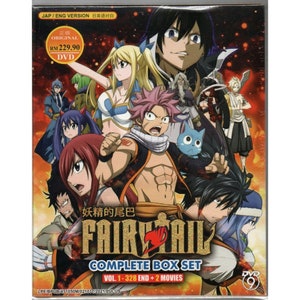 Anime DVD Fairy Tail Komplette Serie TV BOXSET Vol. 1-328 Ende + 2 Filme - Englischer Titel und alle Region Kostenloser Expressversand
