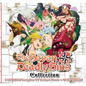 The Seven Deadly Sins Season 1-5 Vol.1-100 End + 4 Movies + 2 OVA + SP Anime DVD English subtitle & All region Express Shipping
