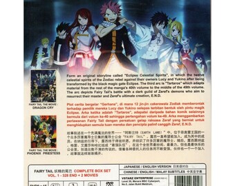 Anime DVD Fairy Tail Complete Series TV BOXSET Vol. 1-328