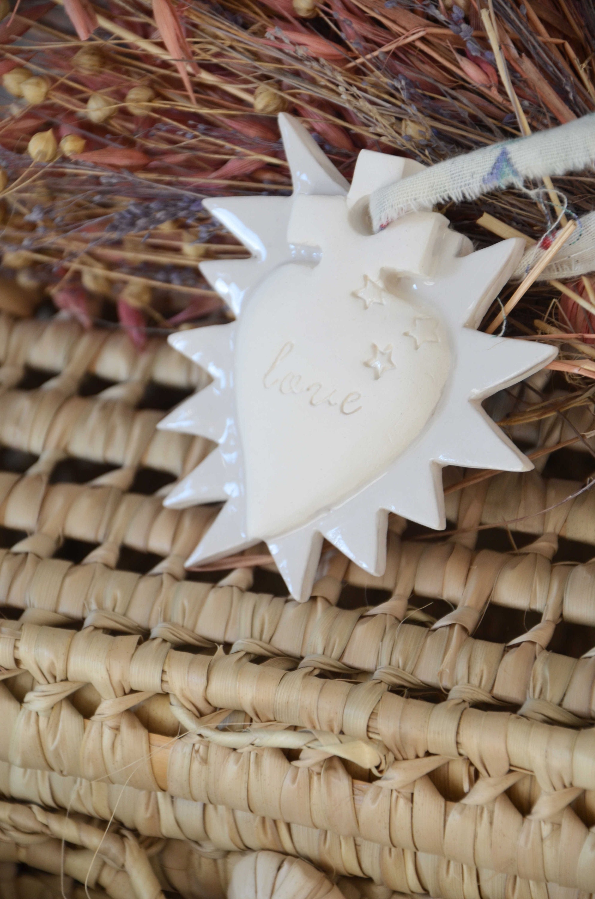 Ex Voto en Faience Love