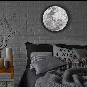 realistic moonlight wall light, Lamp in the bedroom, night light in the nursery, decor for office and home, Moon Lamp Night Light Moon Lamp