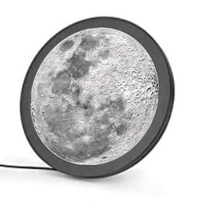 Modern LED Moon Wall Lamp Minimalist Mural Indoor Lighting for Bedroom ...