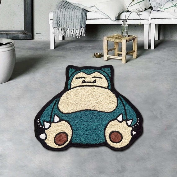 Snorlax Sleepy Rug Snorlax Anime Rug Snorlax Rug Pokemon Rug