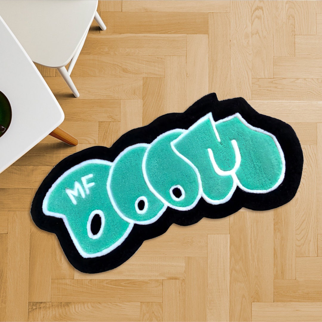 Mf Doom Rug, Quasimoto Inspired Rug , Cartoon Rug , Small Fun Rug , Hip