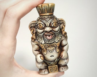 Gott BES Haushaltsgottheit Figur Ägyptischer Gott Beschützer Statuette