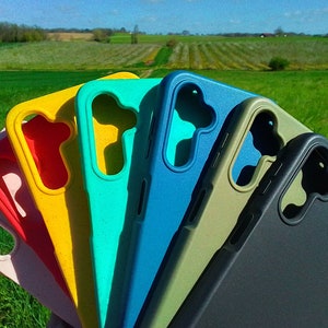 Custodia ecologica per Samsung Galaxy A12 A13 A14 A15 A23 A25 A33 A34 A35 A52 A53 A54 A55 4G 5G, custodia per cellulare sostenibile semi-biodegradabile