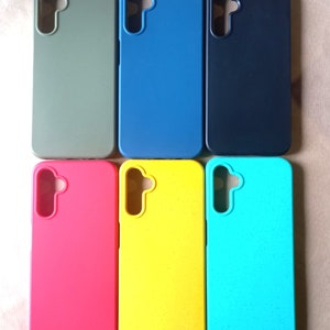 Custodia ecologica per Samsung Galaxy A12 A13 A14 A15 A16 A23 A25 A33 A34 A35 A52 A53 A54 A55 S20 FE S21 S22 S23 S24 FE S25 cover per telefono giallo verde