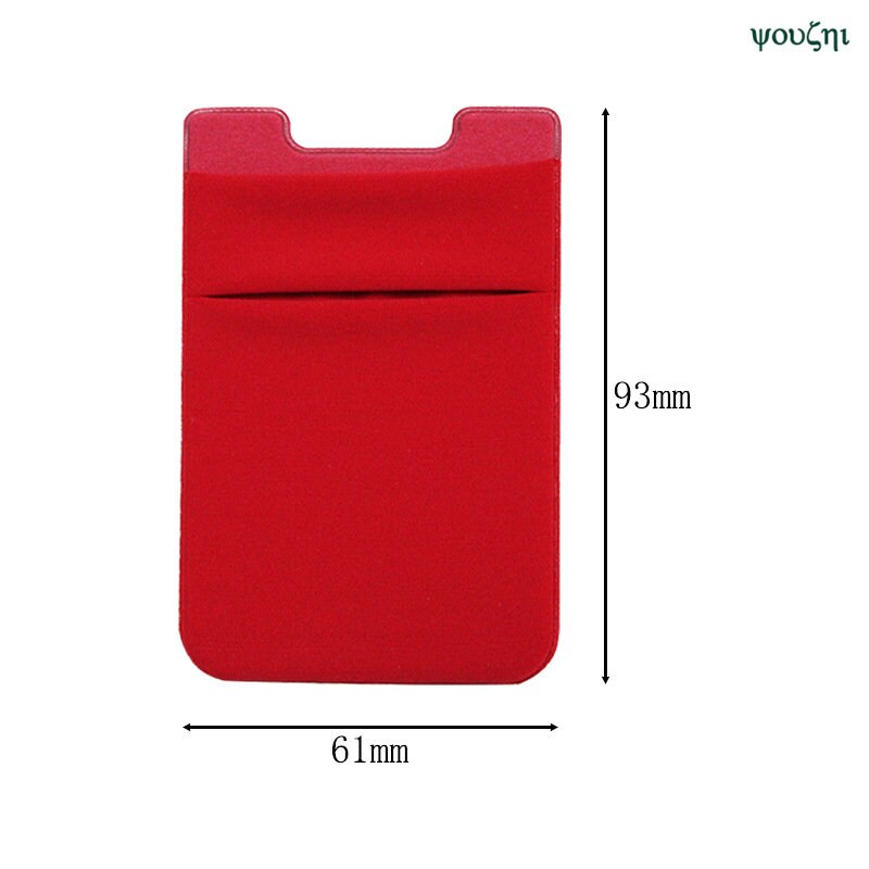 Card Holder Stickon Attachable Fabric Texture Holds up to 8 Etsy