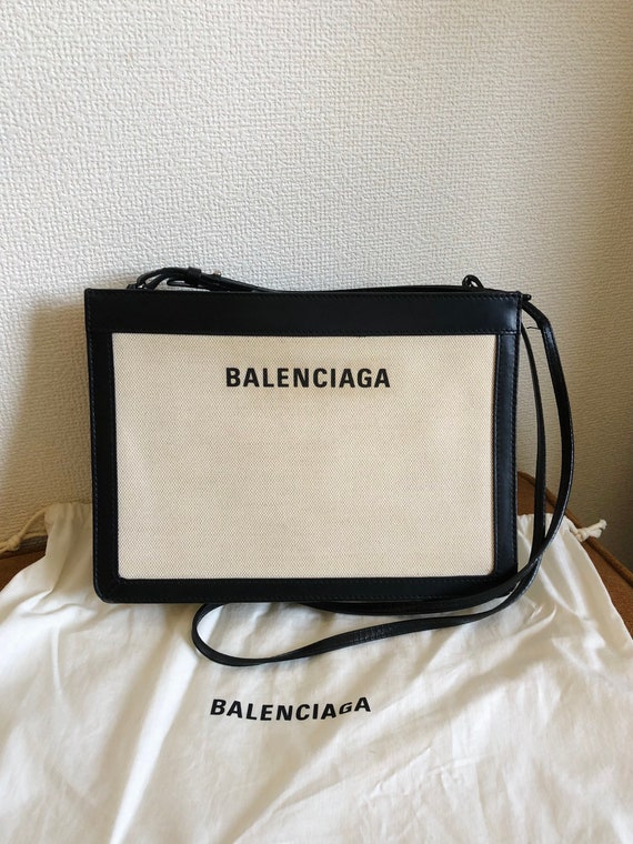 Balenciaga pochette canvas clearance