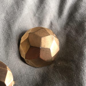 Vintage Yves Saint Laurent Gold-Plated Geometric Clip-On Earrings