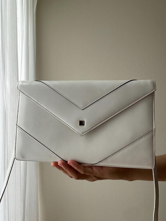 Givenchy 4G Logo White Three-Way Bag (Authentic and Preloved)