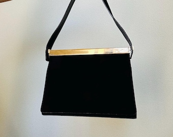 Vintage Gucci Mini Suede Flap Bag (Authentic Preloved)