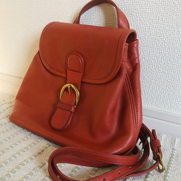 Red Coach Mini Rucksack (Authentisch und Preloved)