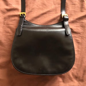 Celine Black Shoulder Bag, Hobo Style Bag, Vintage One Shoulder Bag, with Defect (Authentic and Preloved)