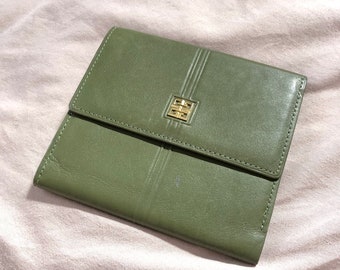 Givenchy Sage Green Bi-fold Wallet (Authentic and Preloved)