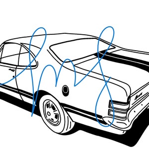 Holden Monaro Digitale Datei SVG