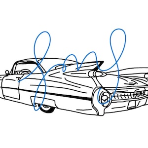Cadillac SVG Digital File
