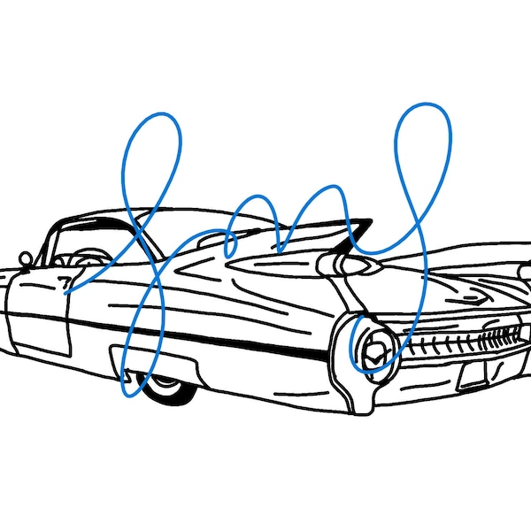 Cadillac SVG Digital File