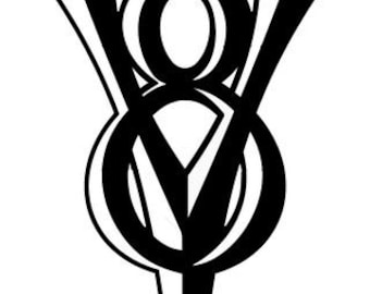 V8 Digital design SVG