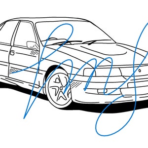 Holden VN Commodore Digital File SVG