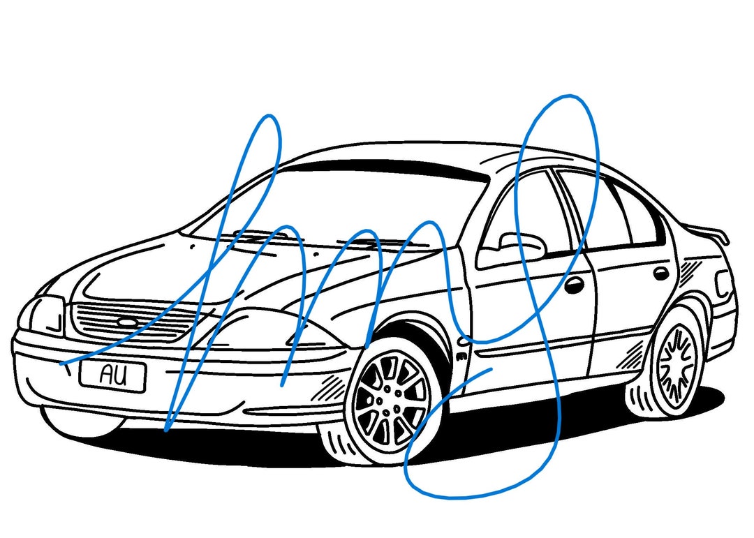 Ford Falcon AU Digital File SVG Etsy Australia