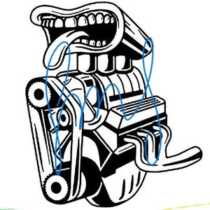 Bigmouth Blower digital SVG file