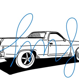 Ford XD Ute Digital File SVG