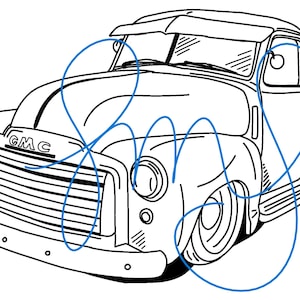 GMC Truck Digital File SVG