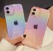 Rainbow Glitter Phone Case, Aurora Phone Case, Holographic transparent Phone case for iPhone 14 13 12 11 Pro Max XR XS Max 7 8 Plus Case 