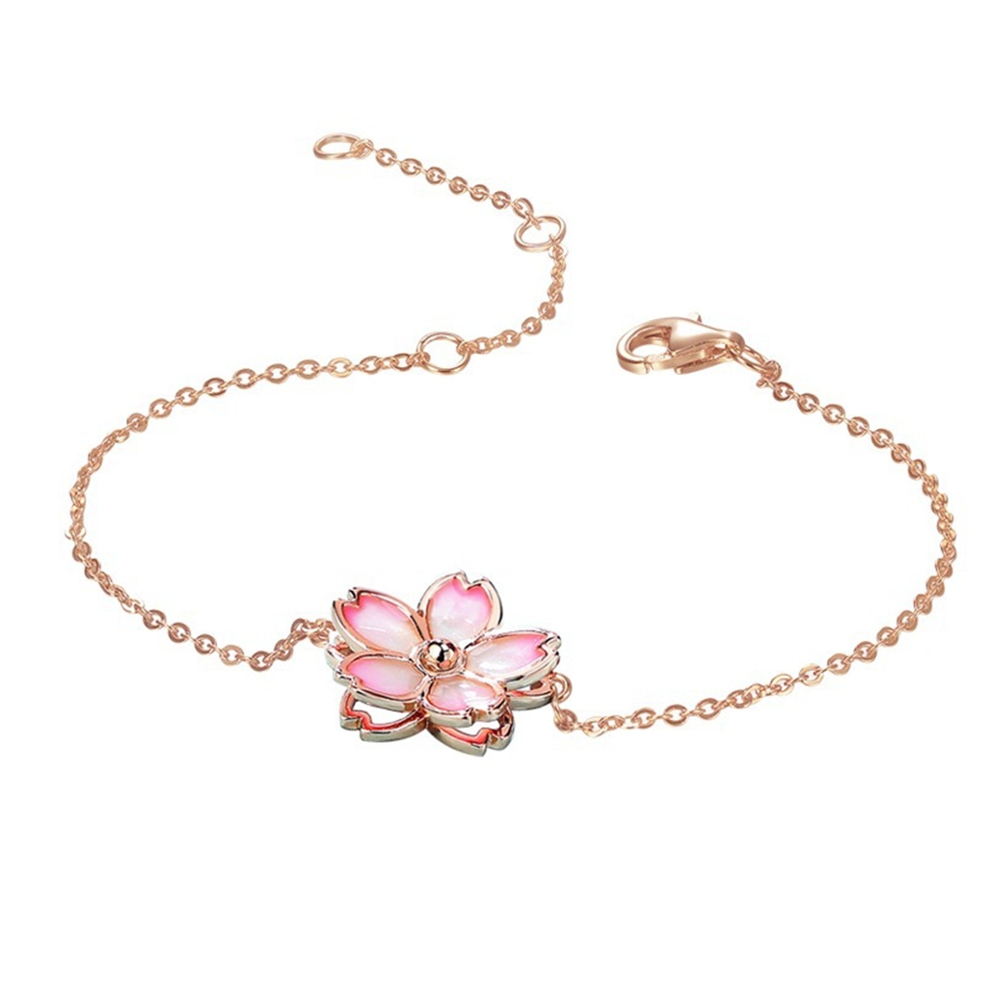 925 Sterling Silver Cherry Blossom Anxiety Necklace18k Gold - Etsy UK