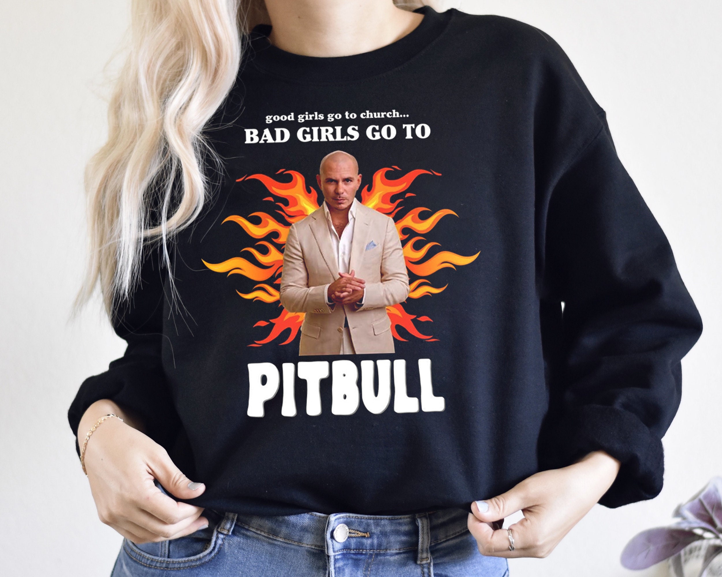 good girls go to church bad girls go to Pitbull Comforter for