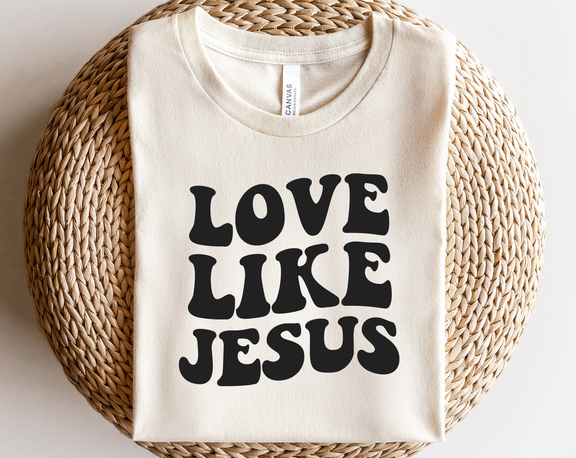 Love Like Jesus Svg Retro Christian Svg Faith Quote Svg - Etsy Canada