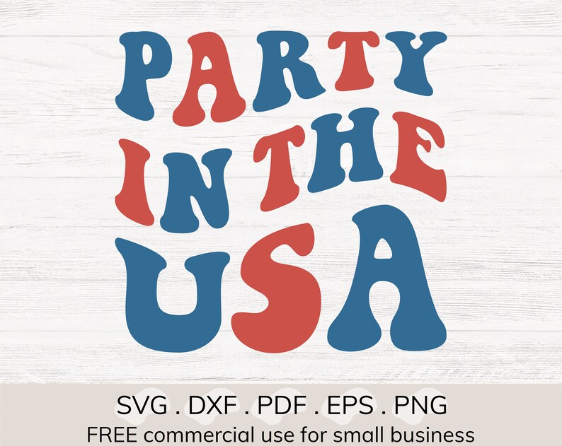 Party in the USA Svg 4th of July Svg Patriotic Svg - Etsy Canada