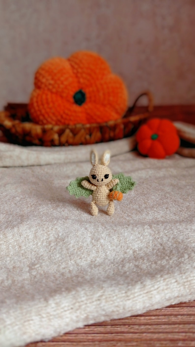 Crochet pattern Halloween, crochet halloween present, amigurumi halloween bat, crochet halloween toy pattern, amigurumi halloween gift image 8