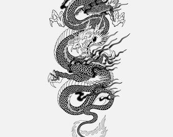 Dragon Detailed Vector file