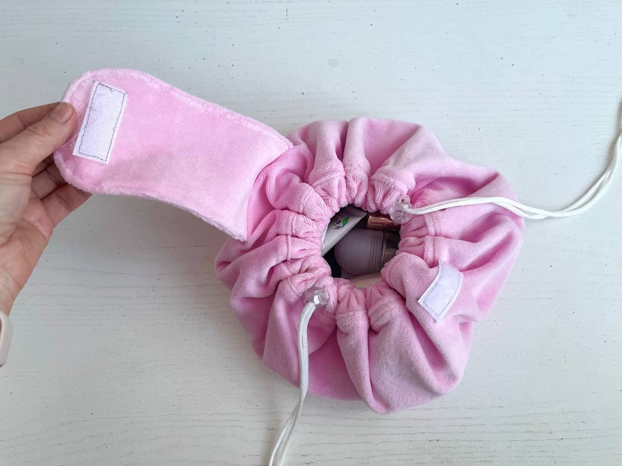 Drawstring Cosmetic Bag Sewing Pattern With Video Instructions Etsy