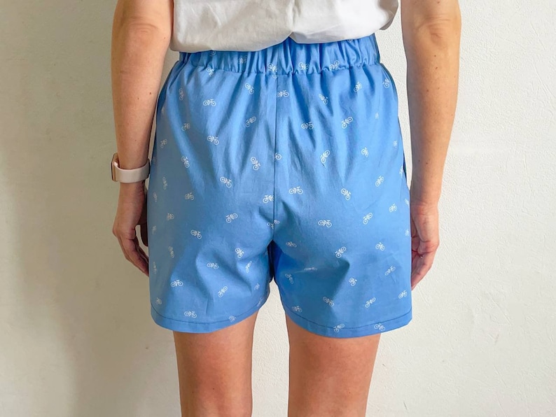 High Waisted Shorts Sewing Pattern and Video Instructions - Etsy