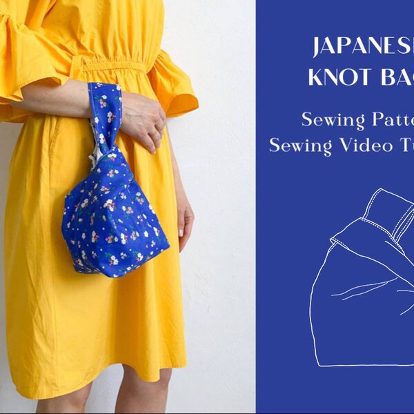Japanese Knot Bag Sewing Pattern Etsy