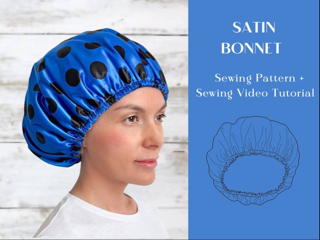 Reversible Satin Sewing Pattern With Video Instructions, Hair